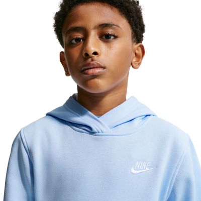 5. Nike Sportswear Club Fleece Kinder-Sweatshirt, Hellblau, FD3000 408
