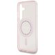 6. Guess Strass-bedruckte MagSafe-Hülle für Samsung Galaxy S25, Pink