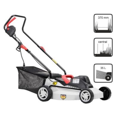 NAC Elektrorasenmäher 1500W 37cm LE15-37-PB-S