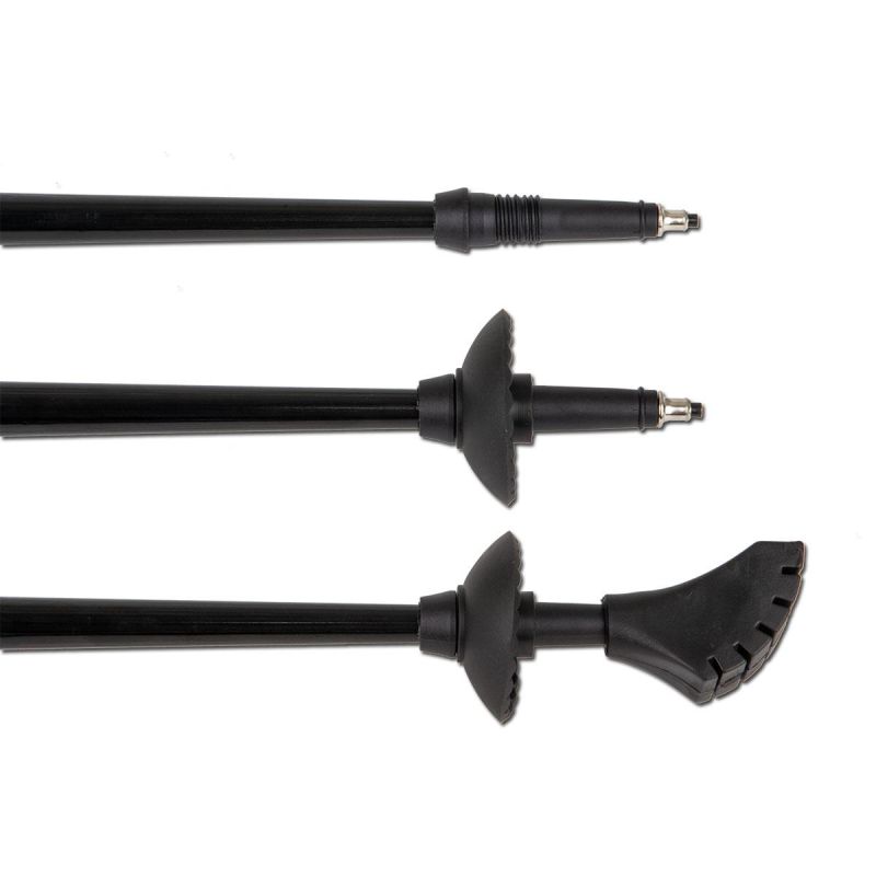 7. NORDIC WALKING STOSE BEST SPORTING 2-SEQUENZEN SCHWARZ