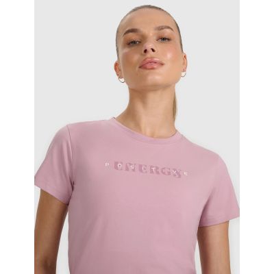 Damen-T-Shirt mit Aufdruck 4F 4FRAW25TTSHF3228-56S