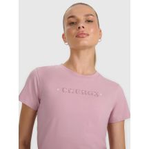 Damen-T-Shirt mit Aufdruck 4F 4FRAW25TTSHF3228-56S