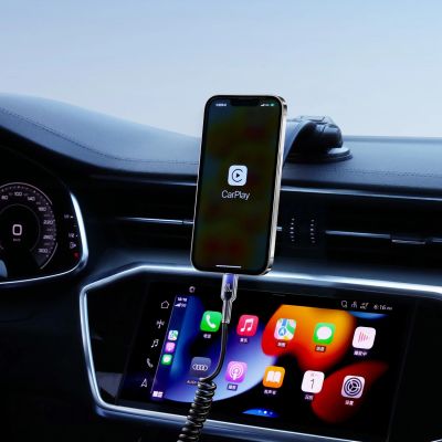 5. Joyroom S-A43 Crystal-Clear Series 30W USB-C – Lightning Spiralkabel 1,5 m – Schwarz