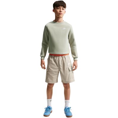 6. Nike Sportswear Club Fleece Kinder-Sweatshirt Hellgrün FD3006 304