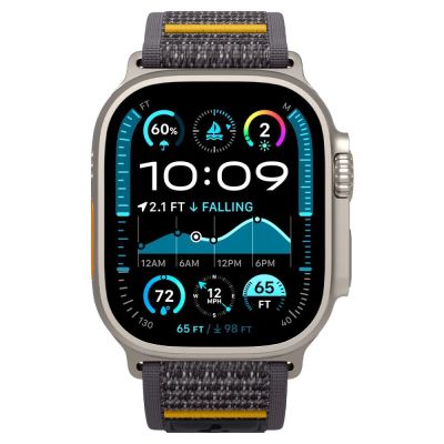 2. Spigen Athlex Air Strap für Apple Watch 44 / 45 / 46 / 49 mm - Grau