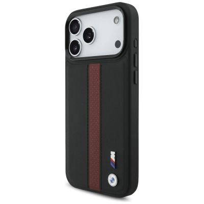 2. BMW M Perforated Stripe Logo MagSafe Case für iPhone 17 Pro Max – Rot