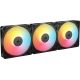 5. Corsair RS120-R ARGB Computergehäuselüfter 12 cm Schwarz 3 Stück.