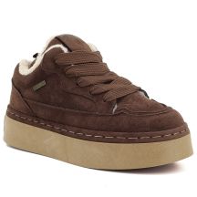 Big Star braune wasserdichte Plateau-Schneestiefel UU274188