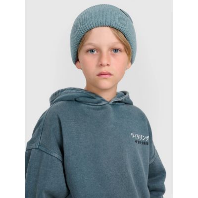 3. Jungen-Sweatshirt mit Kapuze, offen, 4F 4FJRAW25TSWSM2344-46S
