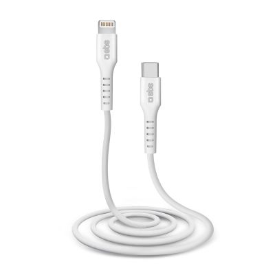 2. SBS TECABLELIGTC1W USB-C – Lightning Kabel mit MFi-Zertifizierung, 1 m – Weiß