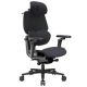 Gaming-Stuhl ThunderX3 FLEX Pro, ergonomisch – Stoff, grau