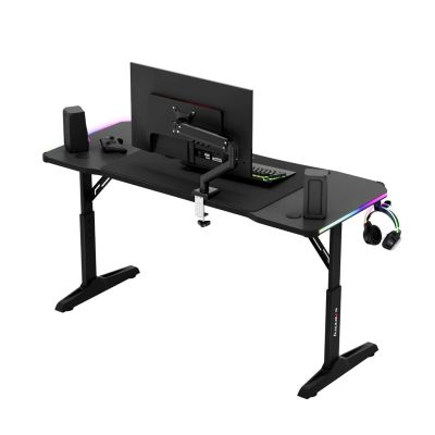 9. Huzaro Hero 3.6 RGB Schwarzer Gaming-Schreibtisch