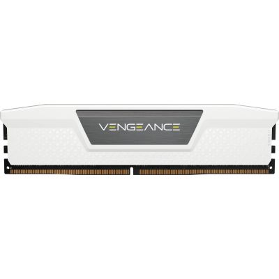 3. DDR5-Arbeitsspeicher 64 GB PC 6000 CL30 CORSAIR KIT (2x32 GB) VENGEANCE weiß Einzelhandel