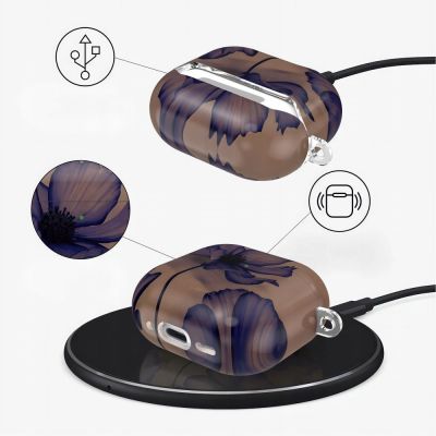 4. Tech-Protect Lamano Hülle für AirPods 4 – braun und lila