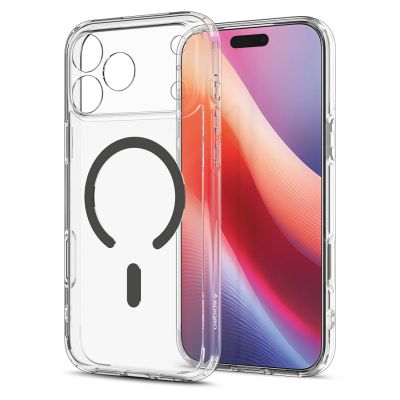 14. Spigen Ultra Hybrid MagSafe Hülle für iPhone 18 Pro / 17 Pro – Transparentes Graphit