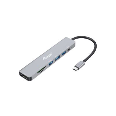 Equip 133494 Dockingstation, kabelgebunden, USB 3.2 Gen 1 (3.1 Gen 1), Typ-C, Silber