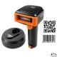 10. QOLTEC Drahtloser Barcodeleser 1D | 2D | + Dockingstation