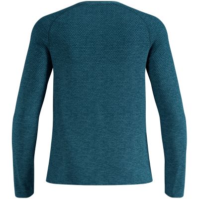 Herren-Langarmshirt Odlo ESSENTIAL SEAMLESS T-Shirt mit Rundhalsausschnitt, l/s, grün