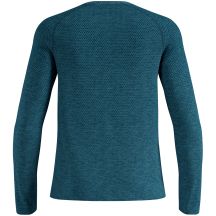 Herren-Langarmshirt Odlo ESSENTIAL SEAMLESS T-Shirt mit Rundhalsausschnitt, l/s, grün