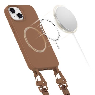 3. Tech-Protect MagNecklace MagSafe-Hülle für iPhone 13 – braun