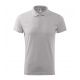5. Malfini Single J. M MLI-20203 hellgraues Melange-Poloshirt