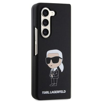 5. Karl Lagerfeld KLHCZFD5SNIKBCK Z Fold5 Hardcase schwarz/schwarz Silikon Ikonik