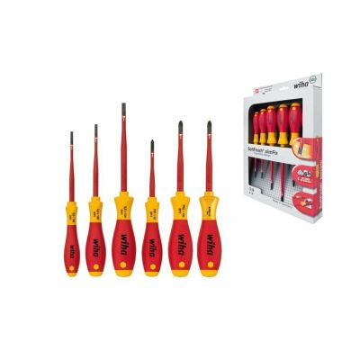2. Schraubendreher-Set SoftFinish Electric SlimFix Schlitz und Phillips