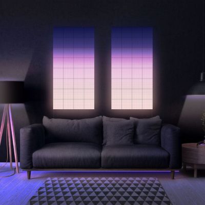 10. Intelligente Twinkly Squares Combo Pack mit 6 Blöcken (1 Master + 5 Erweiterungen) x 64 RGB-Pixel