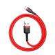 Baseus Cafule USB-A / Lightning 2.4A QC 3.0 Kabel 0,5 m - rot