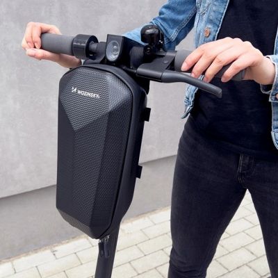 16. Wozinsky wasserdichte Lenkertasche für den Scooter, Scooter-Tasche, 4 l, schwarz (WSB2BK)