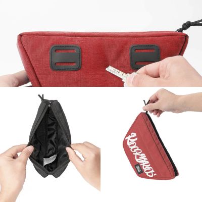3. Rockbros G011 Flash Journey Lenkertasche – Trapezförmig, Rot