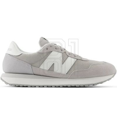 Herren-Sneaker New Balance 237 aus Wildleder in Grau (MS237LGG)