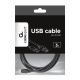 3. GEMBIRD CCP-USB2-AMBM-10 Kabel (USB 2.0 Typ AM - USB 2.0 Typ BM; 3 m; schwarz)