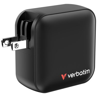 6. Verbatim Mini-GaN-Ladegerät 100W 3xUSB-C PD, 1xUSB-A QC 3.0