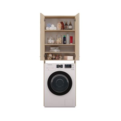 6. POLA DD Badezimmerschrank - Sonoma Eiche