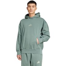 Herren-Sweatshirt adidas A SZN W FL HD grün JL6538