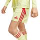 5. adidas Tiro 24 Kindershorts gelb und rot JC6206