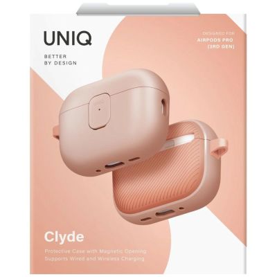 6. Uniq Clyde Hülle für AirPods Pro 3. Generation – Pink