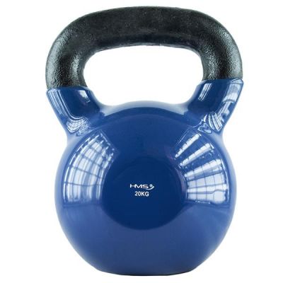 13. Blaue HMS KNV20 20 kg Kettlebell aus Gusseisen