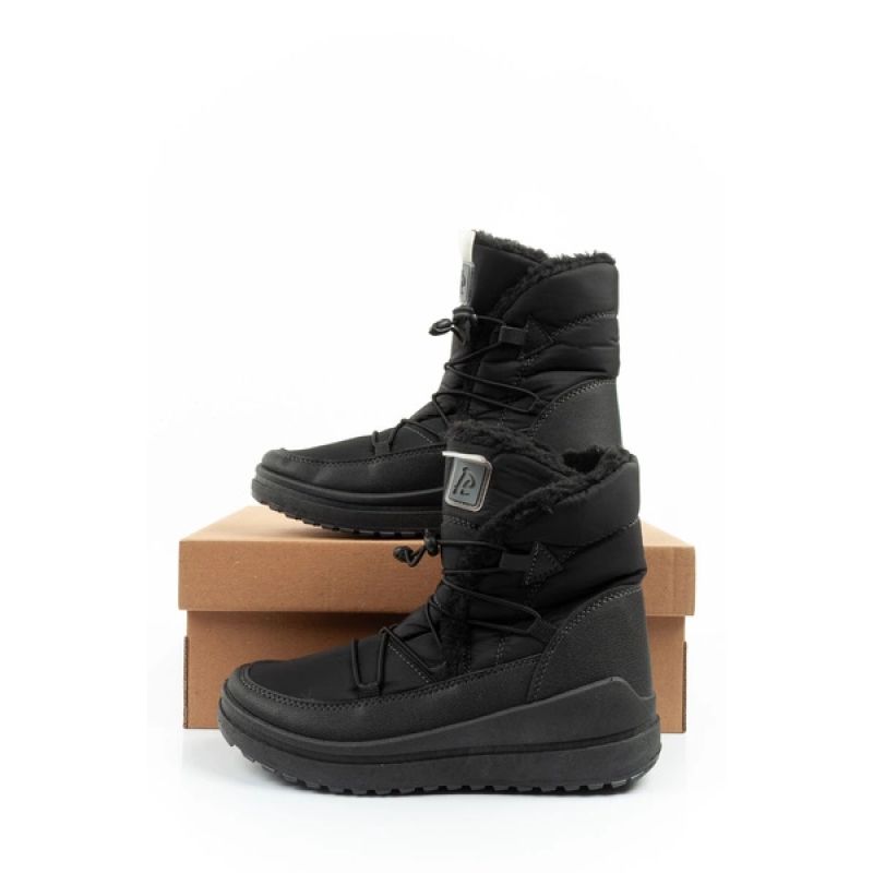 10. Easy Way Winterstiefel Schneestiefel Damen isoliert modisch Schwarz