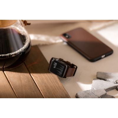 13. Nomad NM1A4RBM00 Smart-Armband aus braunem Leder