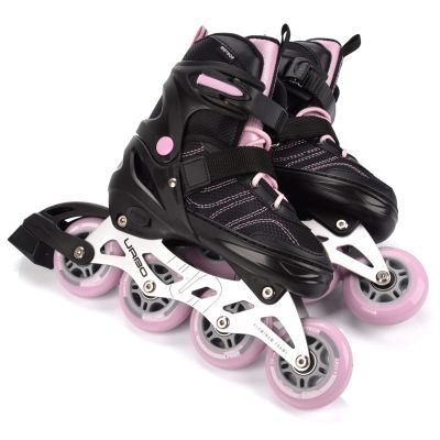 10. Meteor Rollschuhe L 38-41 Urbo Schwarz/Pink