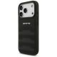 2. Mercedes AMG Lederhülle mit geprägtem Logo für iPhone 18 Pro / 17 Pro – Schwarz