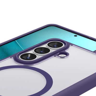 8. Spigen Ultra Hybrid Mag MagSafe Hülle für Samsung Galaxy S26+ - Transparentes Marineblau