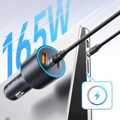 5. ORICO HyperDrive 165W 1A2C Triple-PD-Autoladegerät