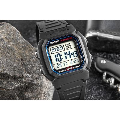 6. Herrenuhr CASIO W-800H-1AVES + Box