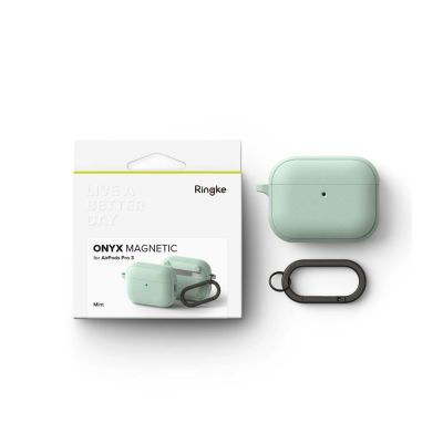 7. Ringke Onyx Magnetische MagSafe-Hülle für AirPods Pro 3 – Grün