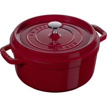 STAUB LA COCOTTE Runder Gusseisentopf 6,7 l, Kastanie