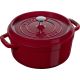 STAUB LA COCOTTE Runder Gusseisentopf 6,7 l, Kastanie