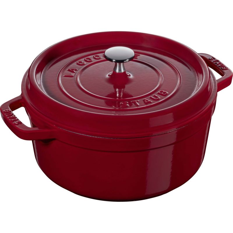STAUB LA COCOTTE Runder Gusseisentopf 6,7 l, Kastanie